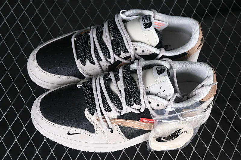 All categories Air Jordan Jordan series basketball shoes Air Jordan 1 Low High-end customized low-top sneakers Travis Scott x Fragment Design x Air Jordan 1 Low OG SP AJ1 Joe 1 North Face joint corrugated hook drawstring low-top cultural casual sneakers XS3186-200